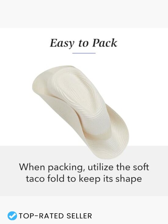 Fedora Sun Hat UV Protection Packable Adjustable Travel-Friendly Classic Chic main image 6